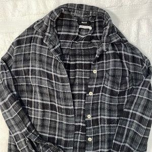 Black and Gray flannel